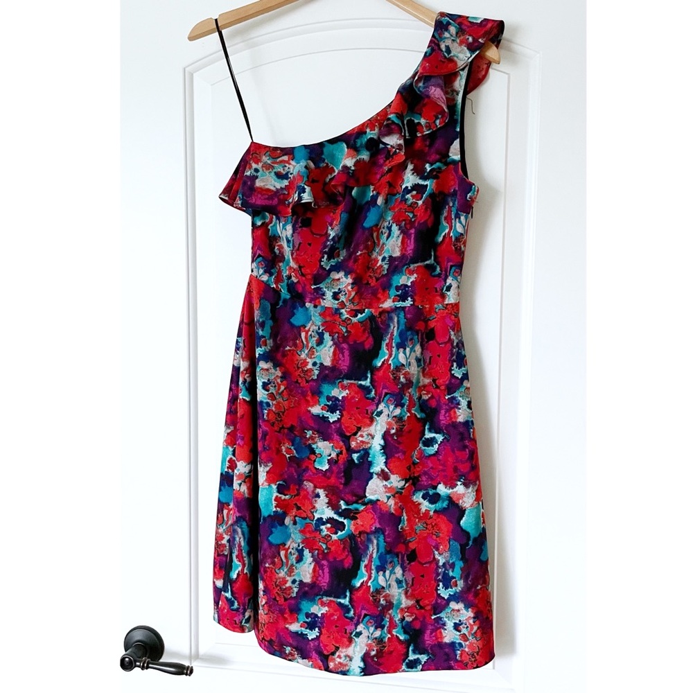 Charles Henry Off Shoulder Dress